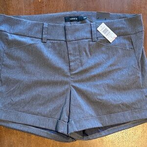 NWT Torrid Heather Blue Studio Shorts